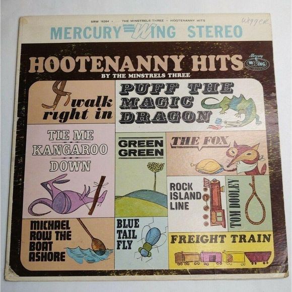 Hootenanny Hits By Minstrels Three LP Record 1963 - Picture 1 of 8
